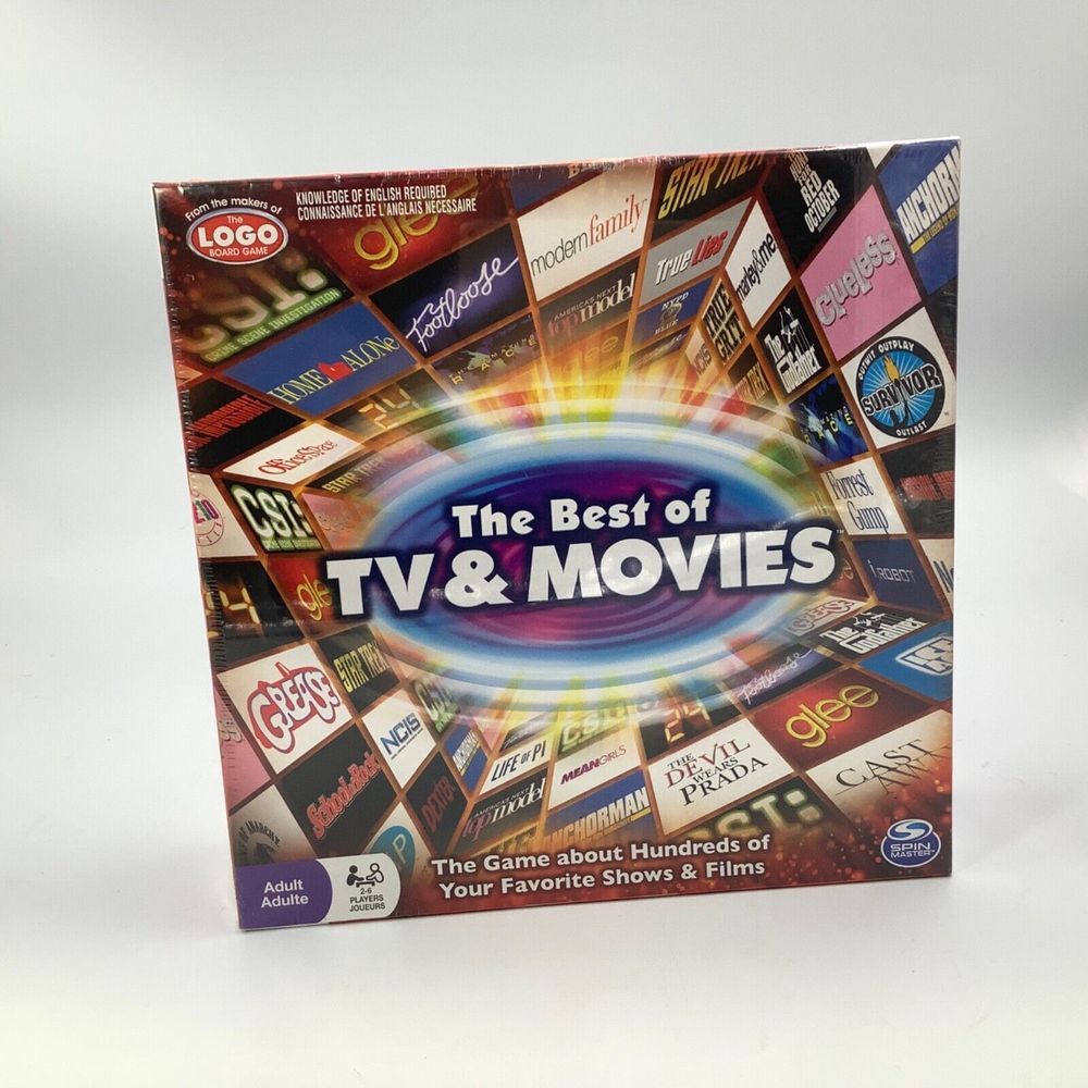 Spin Master Games - Best of Movies & TV Board Game New Sealed